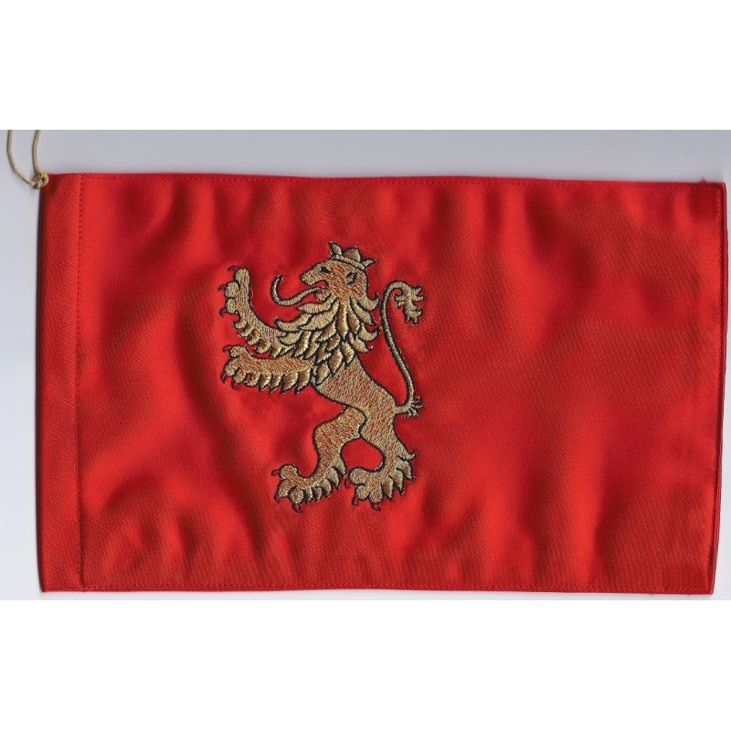 Bandera mesa bordada de raso y forrada provincia