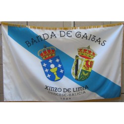 Bandera impresa raso grueso forrada personalizada