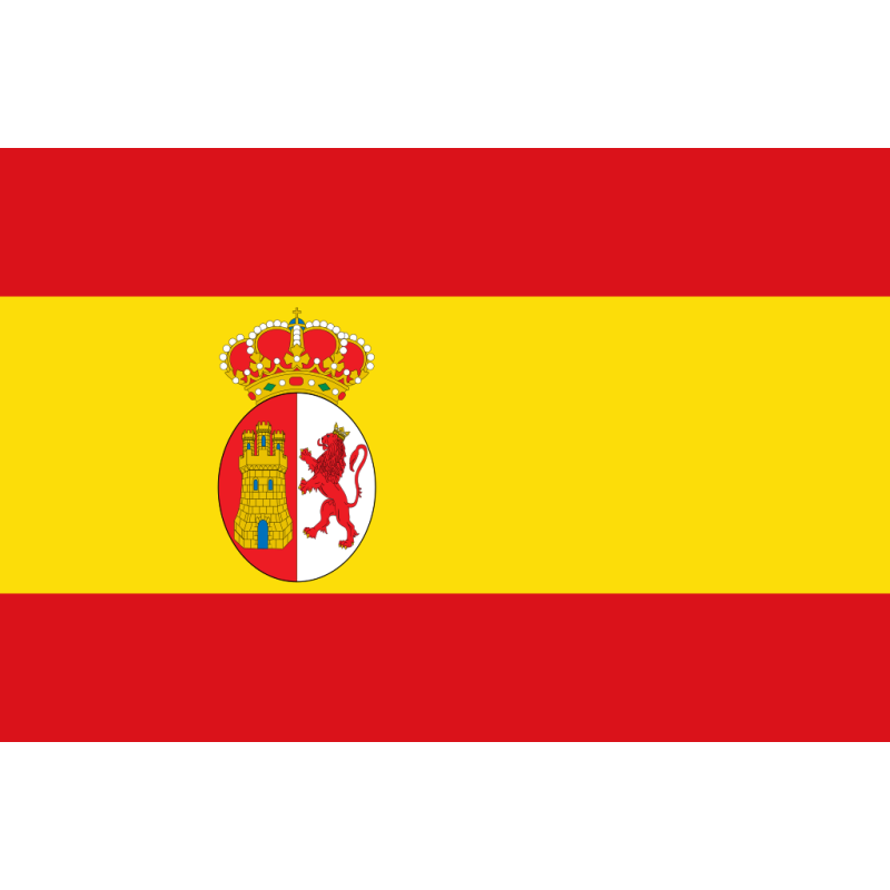 Bandera impresa raso fino histórica
