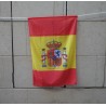 Bandera poliéster España, tira de cuerda 10 m