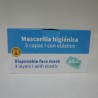 Mascarilla higiénica desechable, 50 ud.