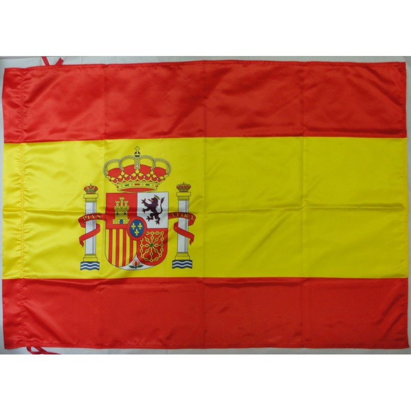 Bandera impresa raso fino España