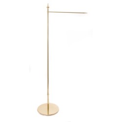 Portaestandarte latón con barra superior lateral