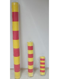 Rollos de tela de bandera de Cataluña