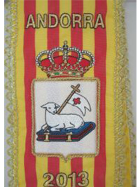 Detalle de bordado banda Andorra