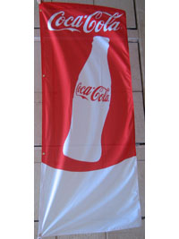 Bandera vertical Coca Cola
