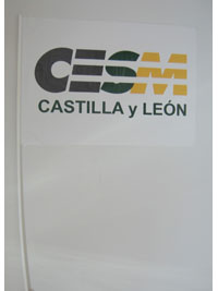 Bandera de plástico CESM