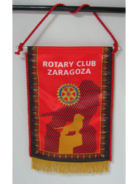 Banderín Rotary Club Zaragoza