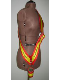 Bandolera con cuja bandera de España