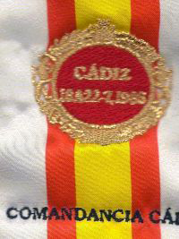 Detalle de corbata de la Medalla Militar Colectiva