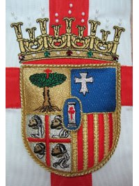 Escudo provincia de Zaragoza bordado