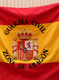 Bandera Nacional Guardia Civil Aragón