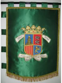 Estandarte municipal de Torre de las Arcas