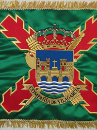 Banderín 50x45 cm Guardia Civil Vilagarcía