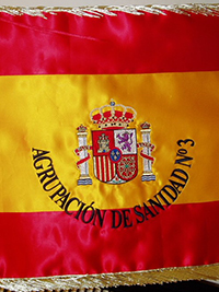 Banderín Agrupación de Sanidad 3