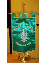 Estandarte de mesa Escuela de Encajeras Fuentes de Ebro