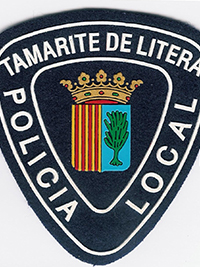 Parche de PVC de policía local de Tamarite