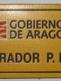 Parche de PVC de Gobierno de Aragón Operador