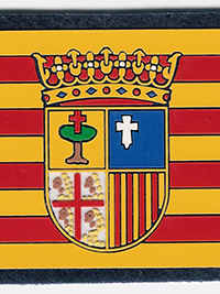 Parche de PVC de Gobierno de Aragón bandera