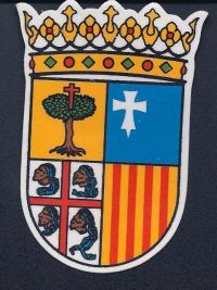 Pegatina de escudo de Aragón