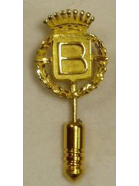 Pin de oro de señora